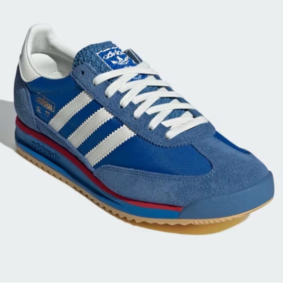 Adidas Royal Blue and White SL 72 Sneakers - Picture 2 of 8